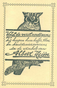Illustration: Label as found in the books